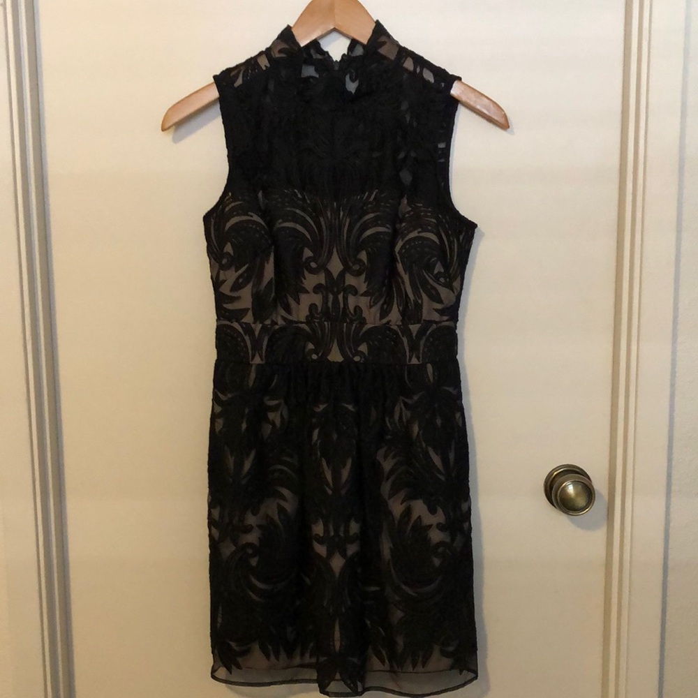 Beautiful black sleeveless night out dress.